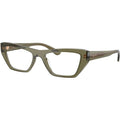 VO5701U, Transparent Olive Green/Clear Lenses 53 Eye Size