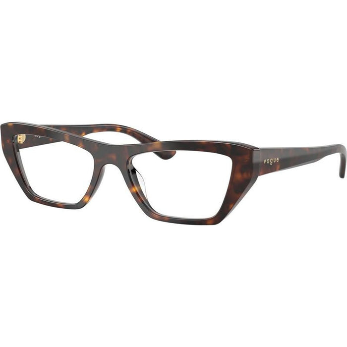 VO5701U, Dark Havana/Clear Lenses 53 Eye Size
