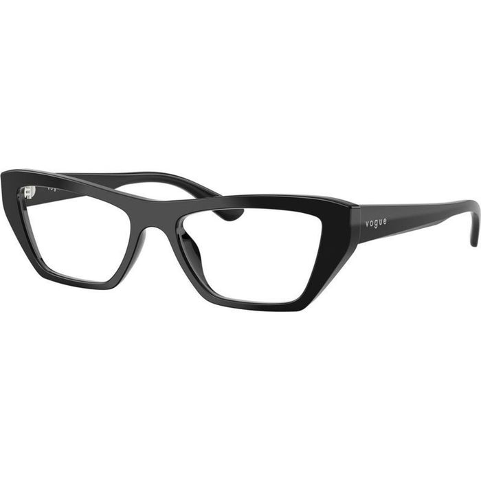 VO5701U, Black/Clear Lenses 53 Eye Size