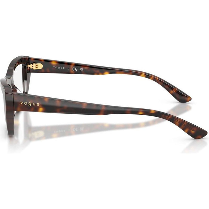 VO5701U, Dark Havana/Clear Lenses 53 Eye Size