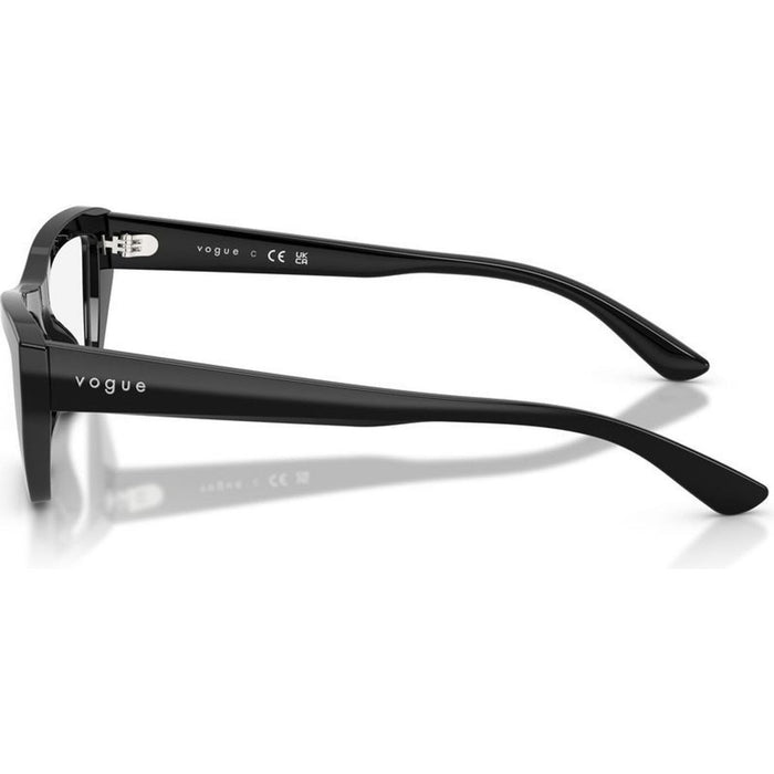 VO5701U, Black/Clear Lenses 53 Eye Size