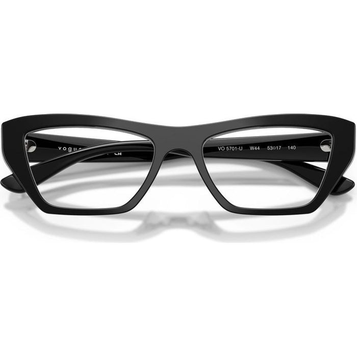 VO5701U, Black/Clear Lenses 53 Eye Size