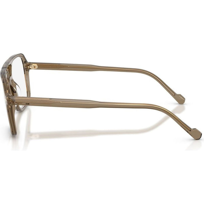 VO5709, Transparent Brown Heart/Clear Lenses 57 Eye Size