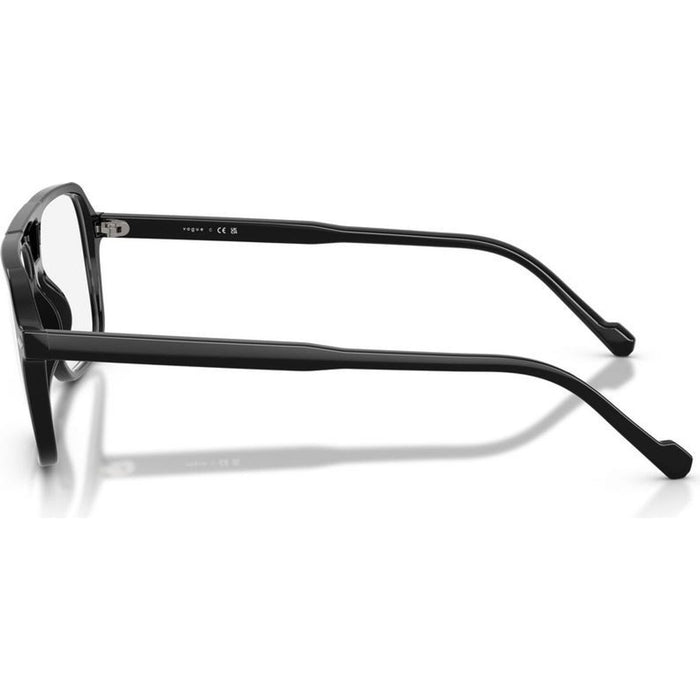 VO5709, Black/Clear Lenses 57 Eye Size