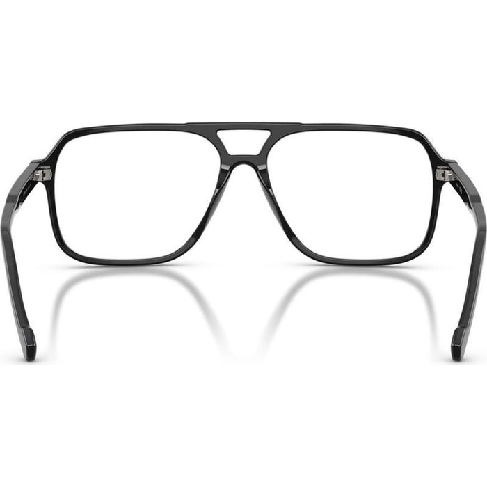 VO5709, Black/Clear Lenses 57 Eye Size