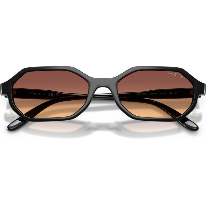 Vogue Eyewear VO5749S Black Violet Orange Gradient Front2