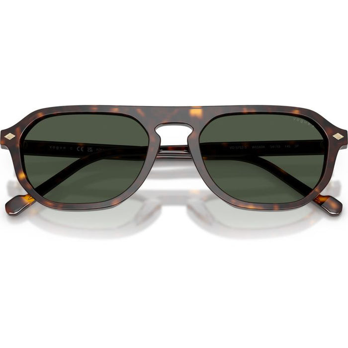 Vogue Eyewear VO5752S Dark Havana Green Polarised Front2