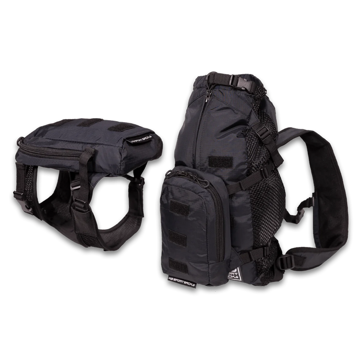 Walk-On Harness & Storage Backpack Carrier (K9 - Up To 30 LB)