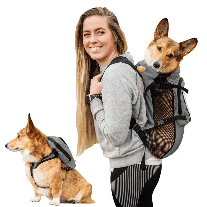Walk-On Harness & Storage Backpack Carrier (K9 - Up To 30 LB)