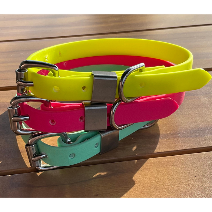 WATERPROOF BIOTHANE  MINI OR PUPPY COLLAR