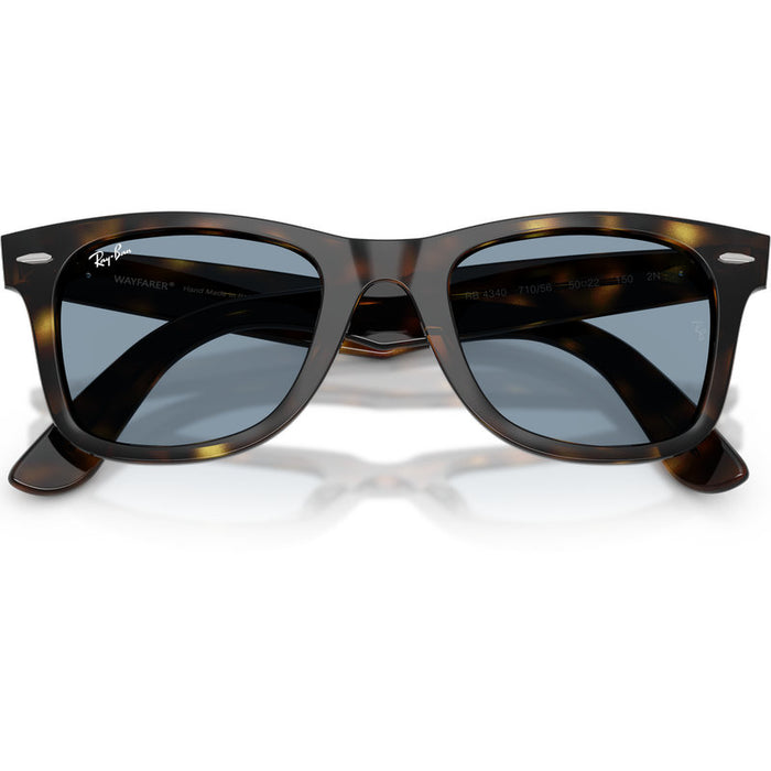 Ray-Ban Wayfarer Ease RB4340 Havana Blue Glass Front2