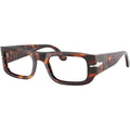 Wes PO3362V, Havana/Clear Lenses 52 Eye Size