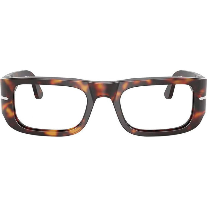 Wes PO3362V, Havana/Clear Lenses 52 Eye Size