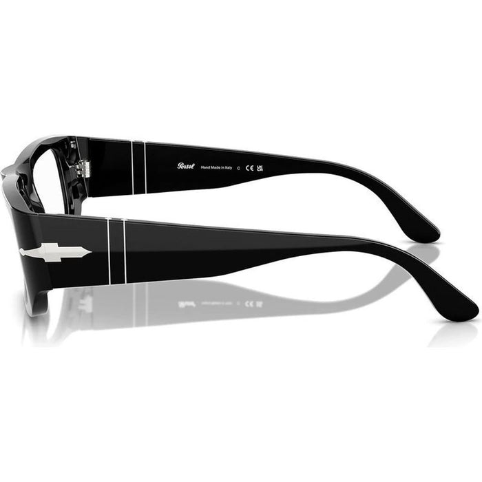 Wes PO3362V, Black/Clear Lenses 52 Eye Size