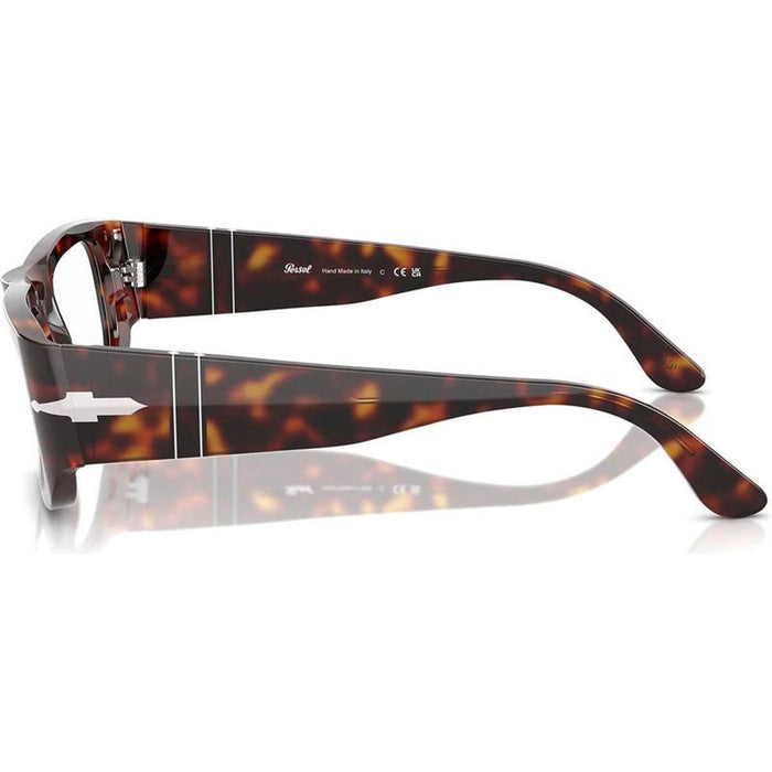 Wes PO3362V, Havana/Clear Lenses 52 Eye Size