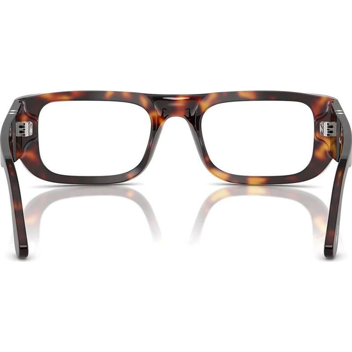 Wes PO3362V, Havana/Clear Lenses 52 Eye Size