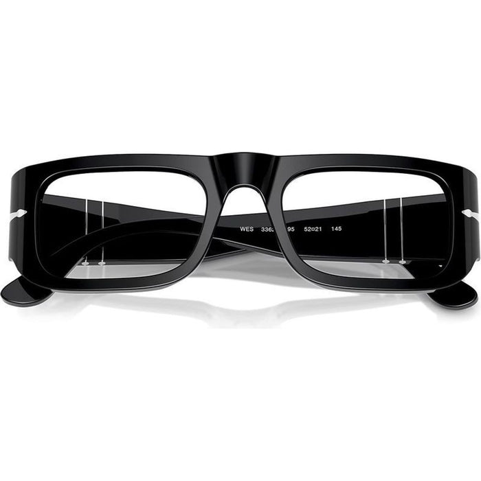 Wes PO3362V, Black/Clear Lenses 52 Eye Size