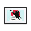 Whitehouse Cat Framed Poster - FloofChonk