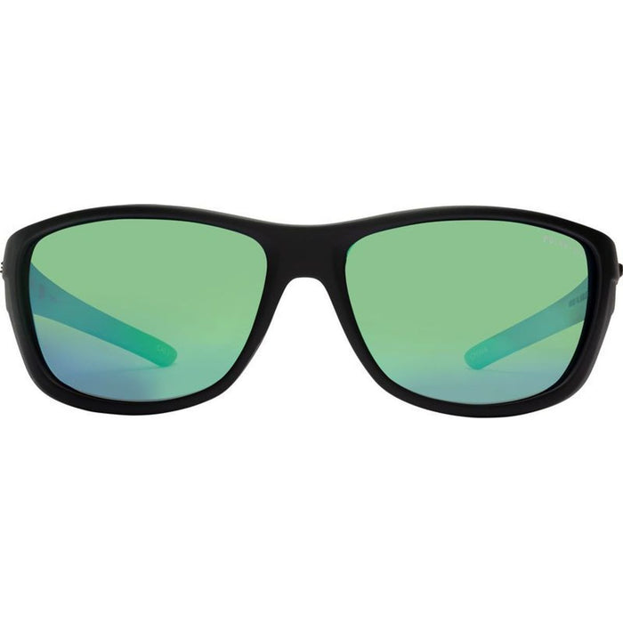 Whiting, Matte Black/Green Mirror Polarised Lenses