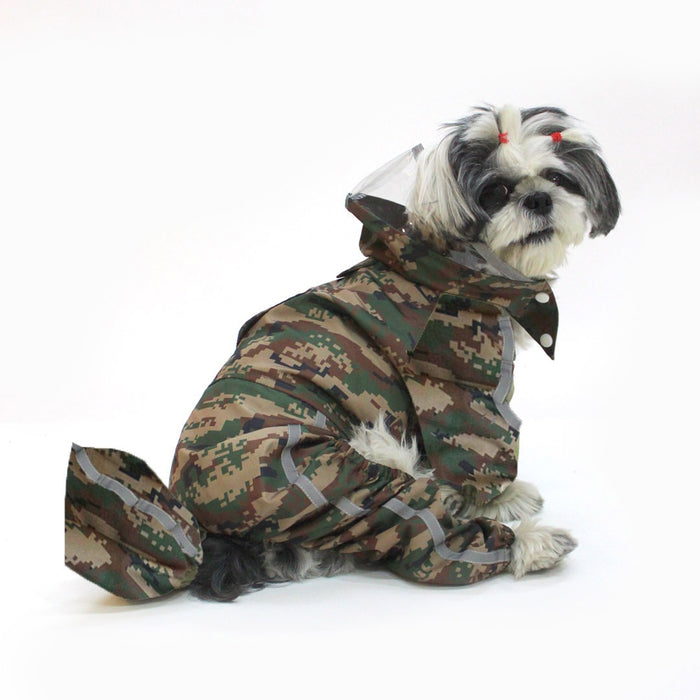 Wild Camouflage Dino Raincoat