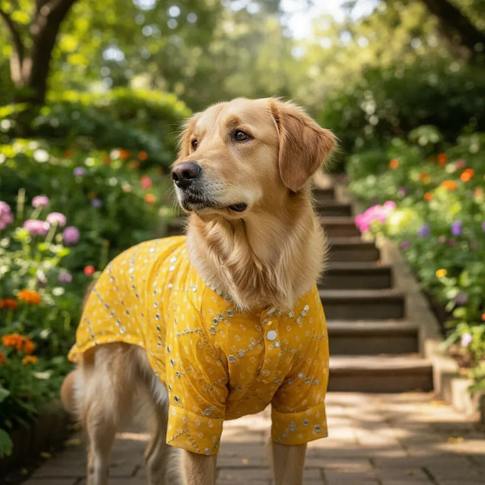 Yellow Mirror Kurta