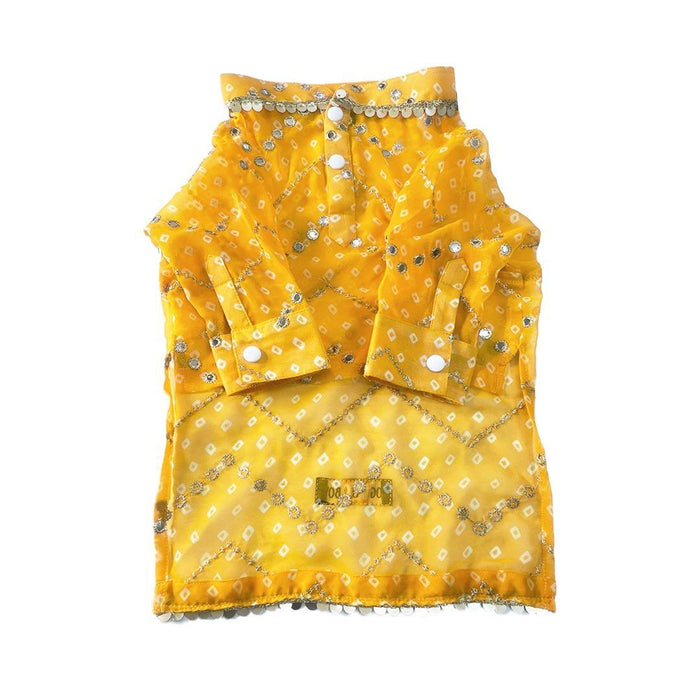 Yellow Mirror Kurta