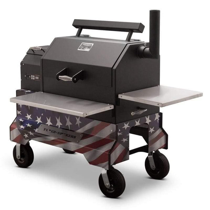 Yoder Smokers YS640 Competition Cart Magnetic Wrap - American Flag - TheBBQHQ