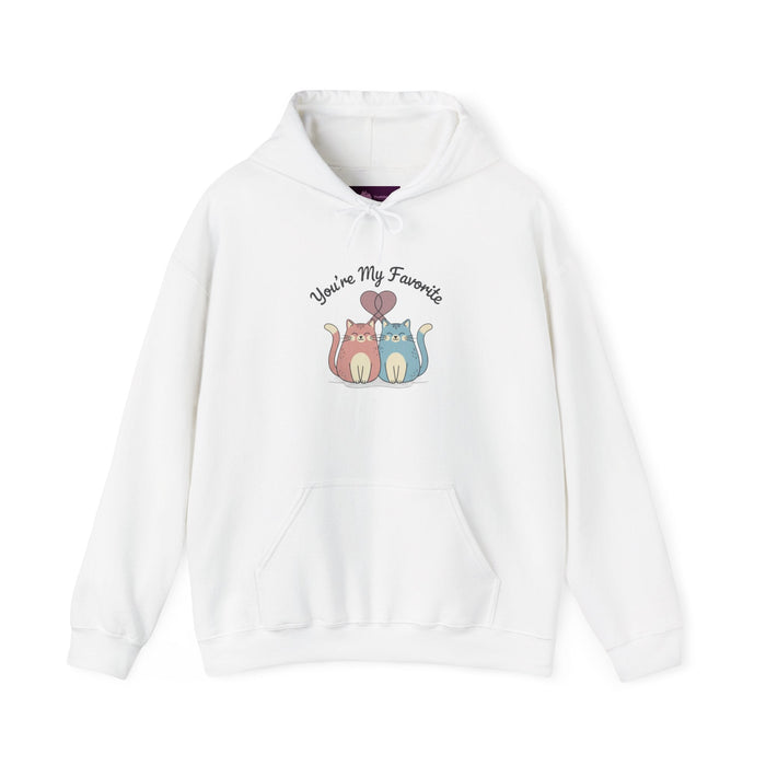 you're my favorite Hoodie | Micro - Romance, Galentine's Pastel Hearts - FloofChonk