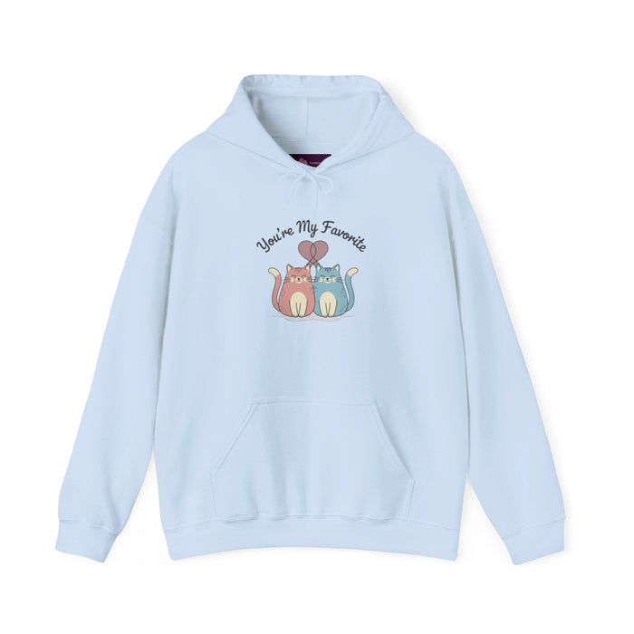 you're my favorite Hoodie | Micro - Romance, Galentine's Pastel Hearts - FloofChonk