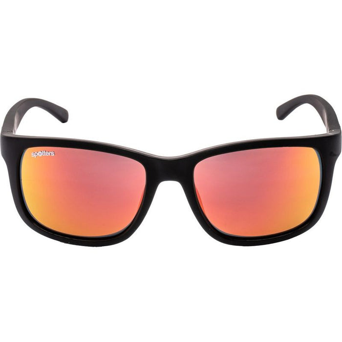 Zane, Matte Black/Ignite Glass Mirror Polarised Lenses
